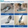 INSE R6 Corded Ultra-Lightweight Bagless Upright Vacuum, 15KPa Suction with 600W Motor,for Home Hard/Floor Carpet/Pet Hair/Car - Image 4