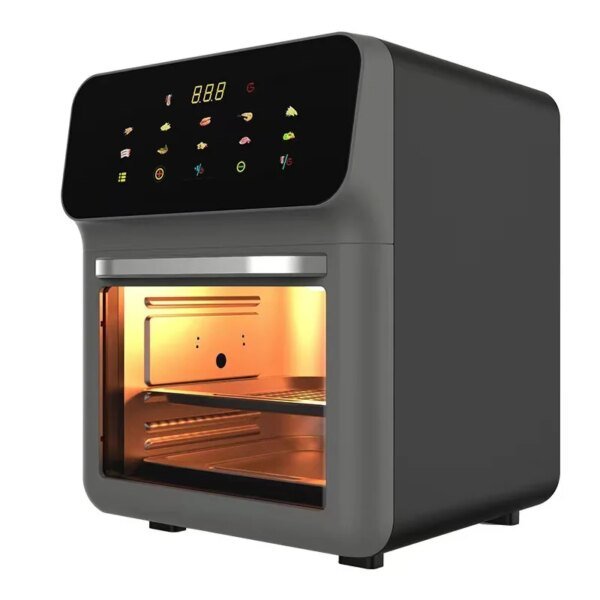 15L Multifunction home appliance Kitchen Accessories Household Max 2400W Touch Control Electric Oven 3 Layer Air Fryer