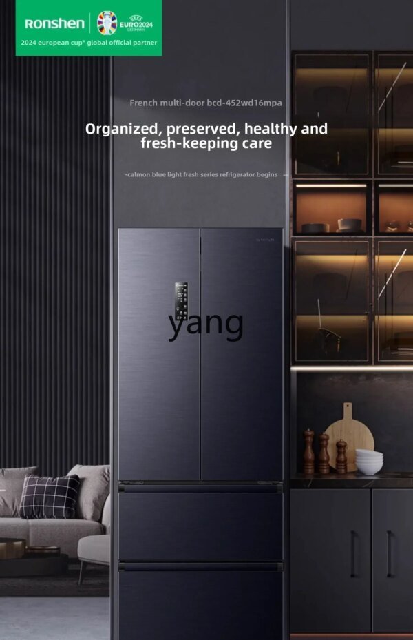 YJQ French multi-door four-door household air-cooled frost-free first-level frequency conversion embedded smart refrigerator - Image 4