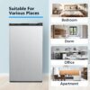SIMZLIFE 3.2 Cu.Ft Mini Fridge with Freezer Compact Refrigerator Mini Refrigerator Adjustable Thermostat for Bedroom Dorm Office - Image 6