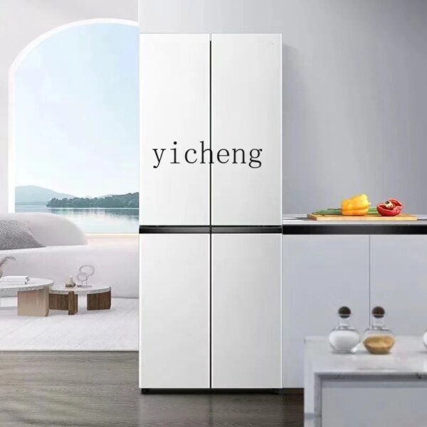 XL Refrigerator Household Air Cooling Frostless Ultra-Thin Embedded Cross-Open Four-Door Freezing Energy Saving - Image 3