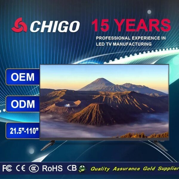 Wholesale LED TV Curved Screen 55 Inch Metal Frame Smart Android LCD TV Ultra HD 4K Smart Television 43 50 65 75 Inch For Option - Image 2