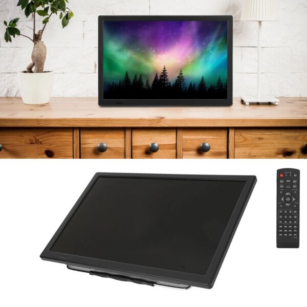 15.5 Inch Digital TV ATSC High Sensitivity Portable Digital Television Battery Powered TV Portable Digital TV Portable TV Player - Image 4