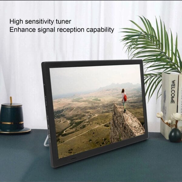 15.5 Inch Digital TV ATSC High Sensitivity Portable Digital Television Battery Powered TV Portable Digital TV Portable TV Player