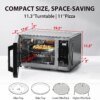 TOSHIBA 6-in-1 Inverter Countertop Microwave Oven Air Fryer Combo MASTER Series Broil Convection Speedy Combi Even Defrost - Image 6