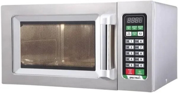 EMW-1000ST Commercial-Grade Microwave Oven, .9 Cubic Feet, Silver - Image 2
