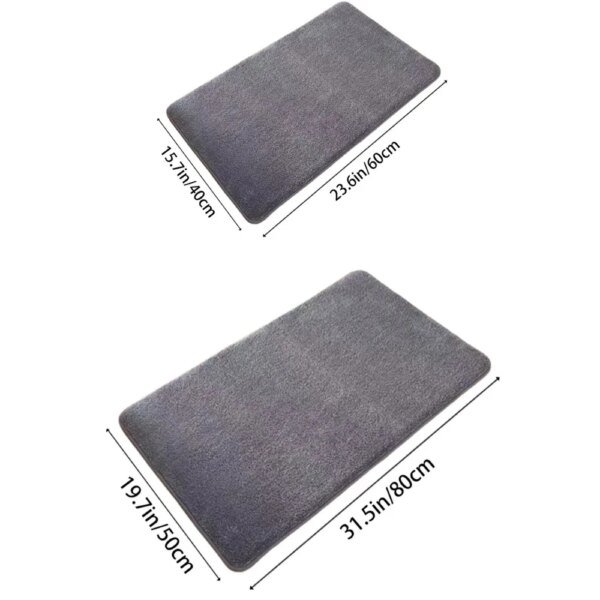 Super absorbent floor mat Super Absorbent Bath Mat Non Slip Rug Bathroom Carpets Soft Memory Foam Floor Mat Bedroom Toilet Floor - Image 6