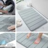 3Pc Sets Bath Mats Non Slip Memory Foam Bathroom Soft Rugs Water Absorption Dry Fast Bath Mat Machine Washable For Home Floor - Image 2