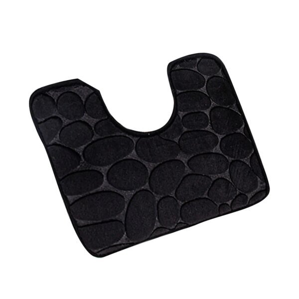 Washroom Toilet Foot Mat U-shaped Floor Mats Waterproof Pad Bathroom Bathroom Water Absorption Anti-skid Pad Quick Drying - Image 5