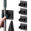Wall Mount Mop Organizer Holder Broom Hook Stainless Steel Storage Hook Kitchen Bathroom Organization Accessories