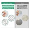 Subway Wall Stickers Peel and Stick 3d Brick Vinyl Wallpaper Bathroom Kitchen Backsplash Wall Decals 10 Sheets - Image 5