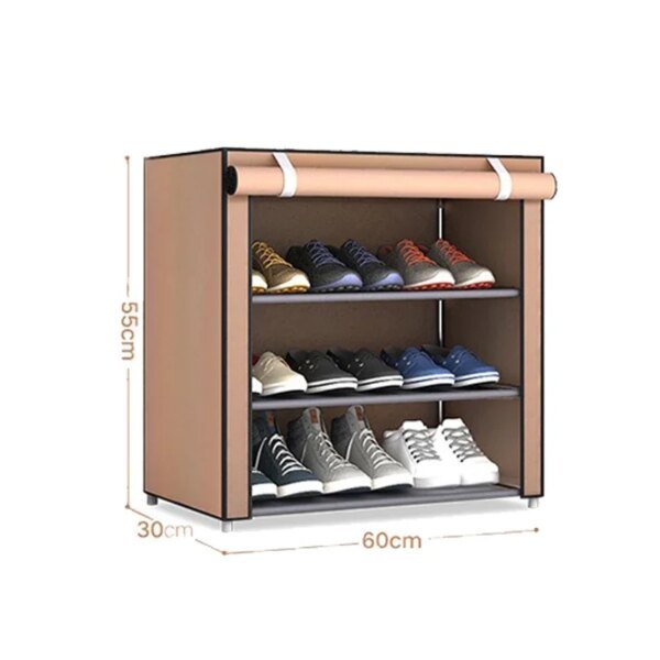 Multi-tier Combination Shoe Rack Home Bedroom Living Room Dustproof Storage Shoe Cabinet Dormitory Simple Shoe Organizer - Image 6