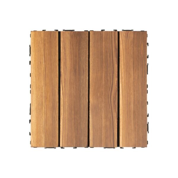 30*30cm Wooden Floor 36Pcs Tile Balcony Interlocking Decking Tiles Wear Resistant Self Paved Lawn Floor Tile Outdoor Patio Porch - Image 6