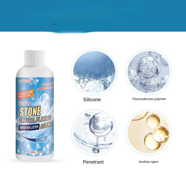 Jaysuing Stone crystal plating agent Kitchen quartz tile countertop scratch repair agent cleaning stain brightener - Image 4