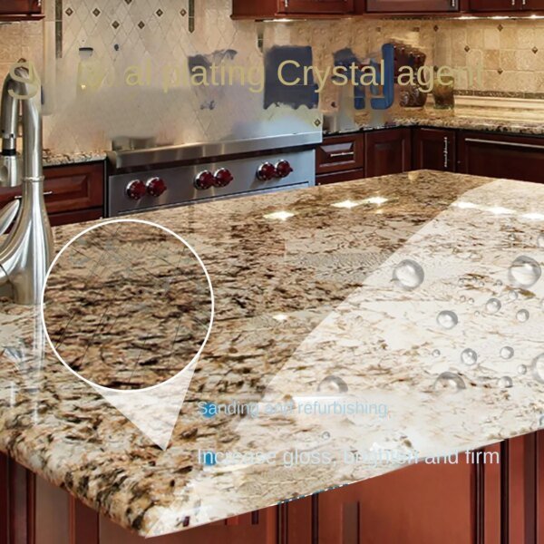 Jaysuing Stone crystal plating agent Kitchen quartz tile countertop scratch repair agent cleaning stain brightener - Image 2