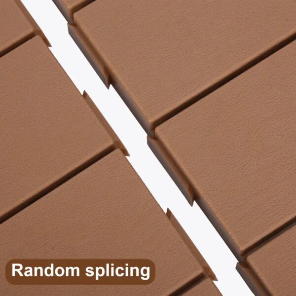 36 Pcs Waterproof Balcony Floor Tiles, Great Friction Anti-break Patio Deck Tiles with Efficient Drainage Design - Image 5
