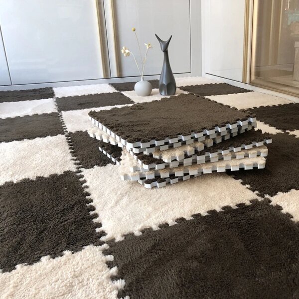 Soft Plush  Baby Play Mat EVA Foam Children's Carpet Interlocking Exercise Tiles Floor Carpet And Rug for Kids Pad 30*30 CM - Image 2