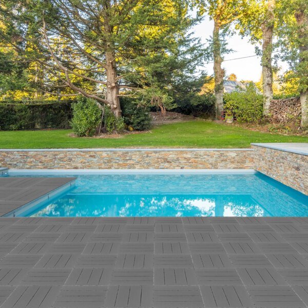 Plastic Interlocking Deck Tiles, 27 Pack, 11.8"x11.8" Waterproof Flooring Tiles for Indoor and Outdoor - Image 5