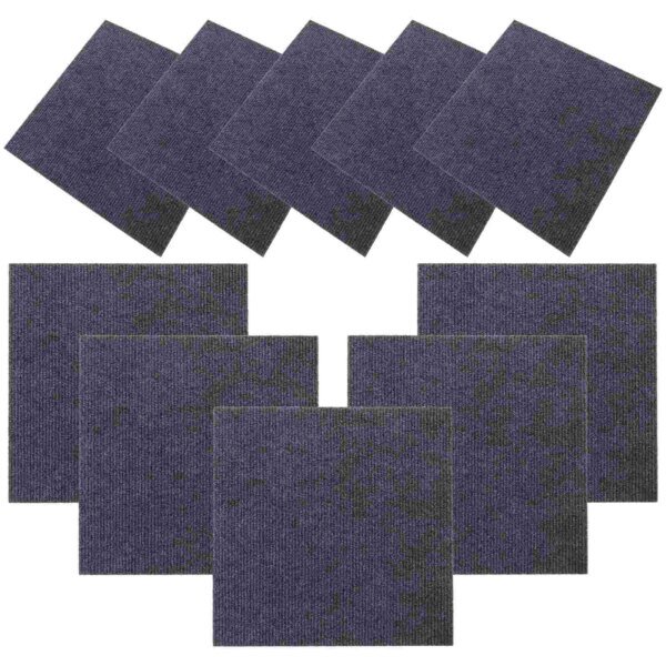 10 Pcs Rugs Non-slip Floor Stickers Gray Peel and Tile Flooring Foam Brick Laminate - Image 5