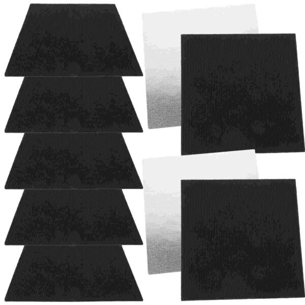 10 Pcs Rugs Non-slip Floor Stickers Gray Peel and Tile Flooring Foam Brick Laminate - Image 6