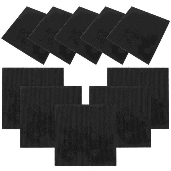 10 Pcs Rugs Non-slip Floor Stickers Gray Peel and Tile Flooring Foam Brick Laminate