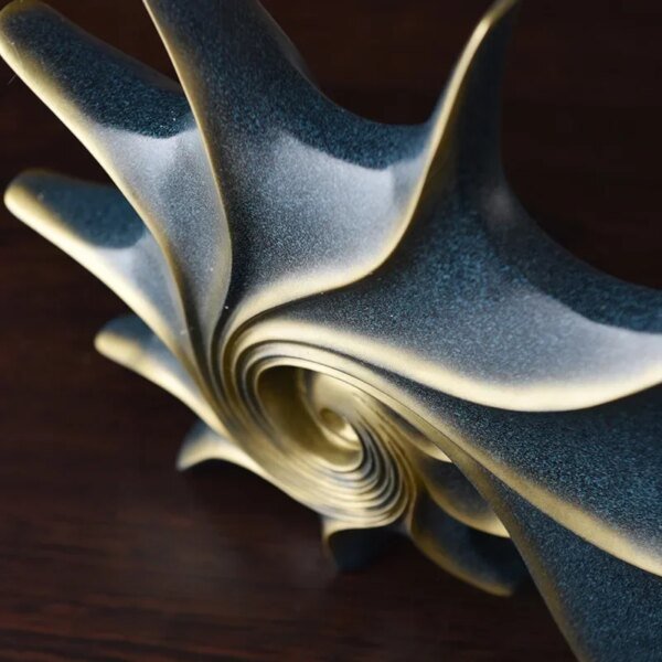 Nordic Ins Resin Retro Conch Ornament Light Luxury Home Docor Crafts Simplified Cabinet Decorations 43*30*6cm/16.93*11.81*2.36in - Image 5