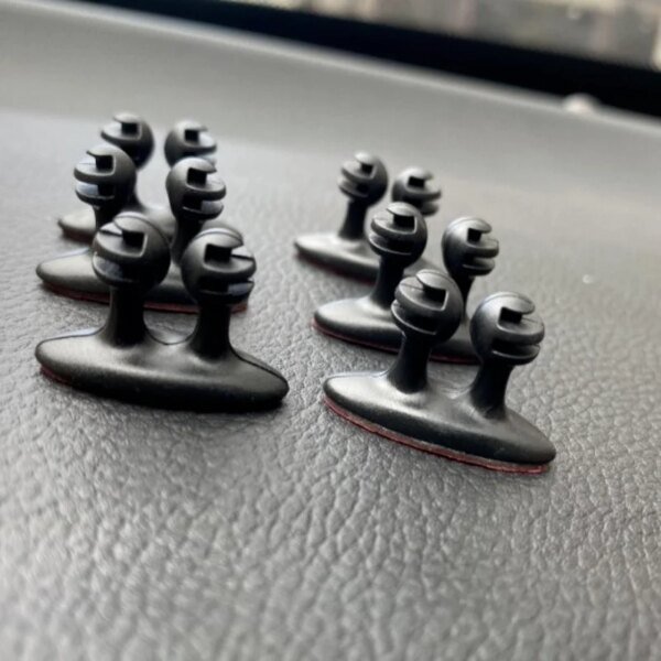 Car Dashboard Phone Charger Cable Manager Hook Headphone Line Organizer Clasp Clamp Holder Auto Interior Accessories - Image 2
