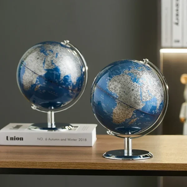 Home Decoration Blue Earth Minimalism Interior Decoration Desk Accessories Geography Education Accessories Indoor Ornaments - Image 4
