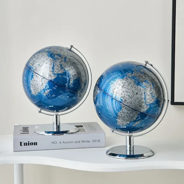 Home Decoration Blue Earth Minimalism Interior Decoration Desk Accessories Geography Education Accessories Indoor Ornaments - Image 3