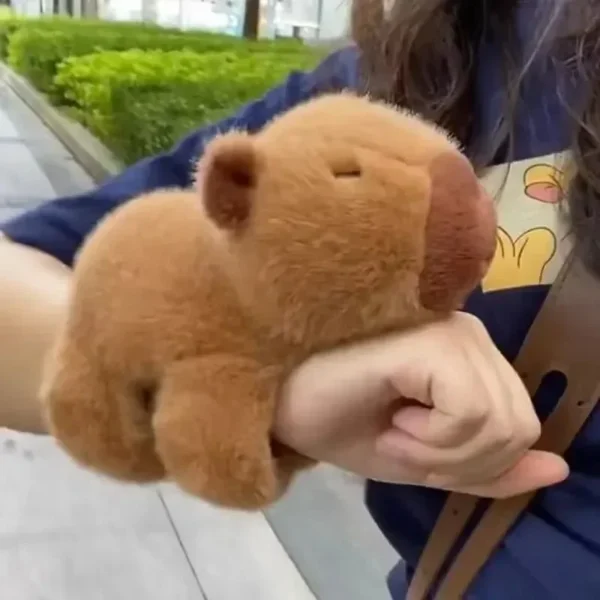 The new 2024 Kapibala car interior center console displays handle wiper accessories for cute plush dolls - Image 4