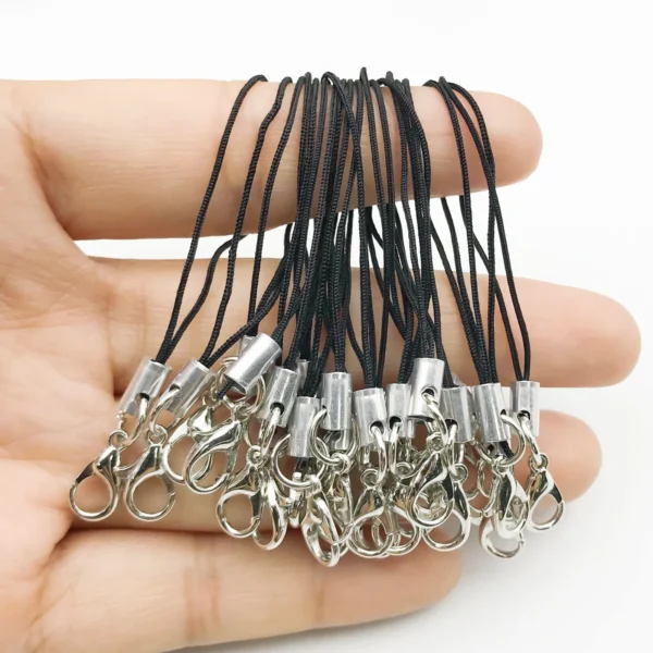 20/50Pcs Lobster Clasp Lanyard Strap Cord Mobile Straps Charm Nylon Key Ring Chain For DIY Jewelry Making Accessories - Image 3