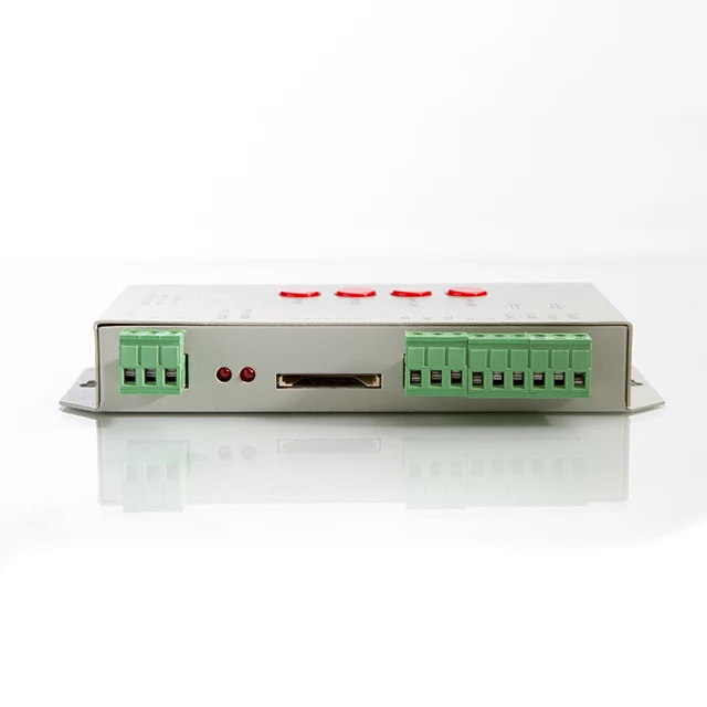 100% Origion T-1000S SD Card LED Pixel Controller,DC5~24V,Max 2048Pixels,Support WS2801,LPD6803,WS2811,TM1804,TM1809,LPD8806 Etc - Image 2