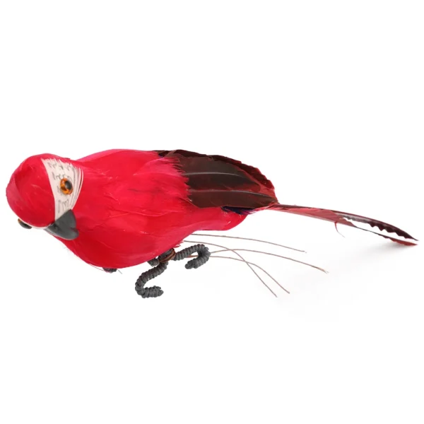 28cm Handmade Simulation Parrot Creative Foam Feather Bird Home Garden Ornament Imitation Bird Model for Party Decor Accessories - Image 4