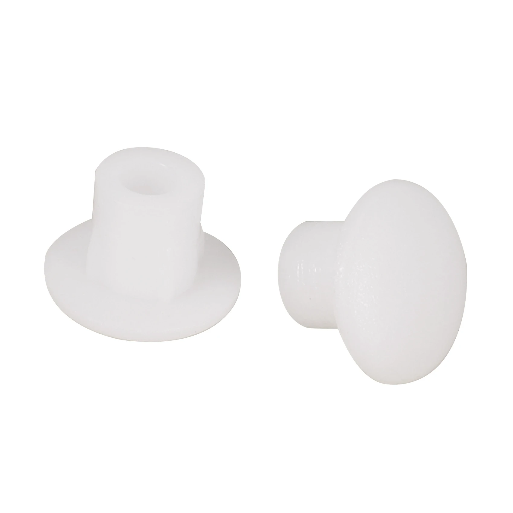 BVBV 100 Pcs Home Furniture Decor 5 mm White Plastic Hole Drilling Cover - Image 3