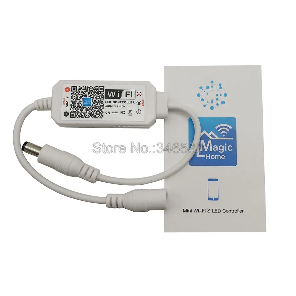 Magic Home DC 12V 24V Wireless Mini WiFi Dimmable Controller Single Color LED Controllers for 2835 5050 5730 LED Strip Light - Image 2