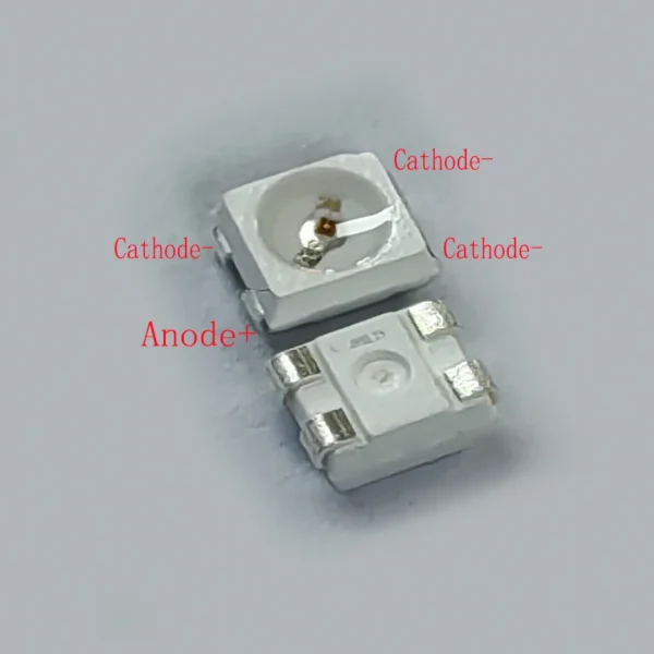 100/200PCS 3528 4Pin 4-Feet Red/Orange Color Common Cathode/Anode For Car-Lighting - Image 4