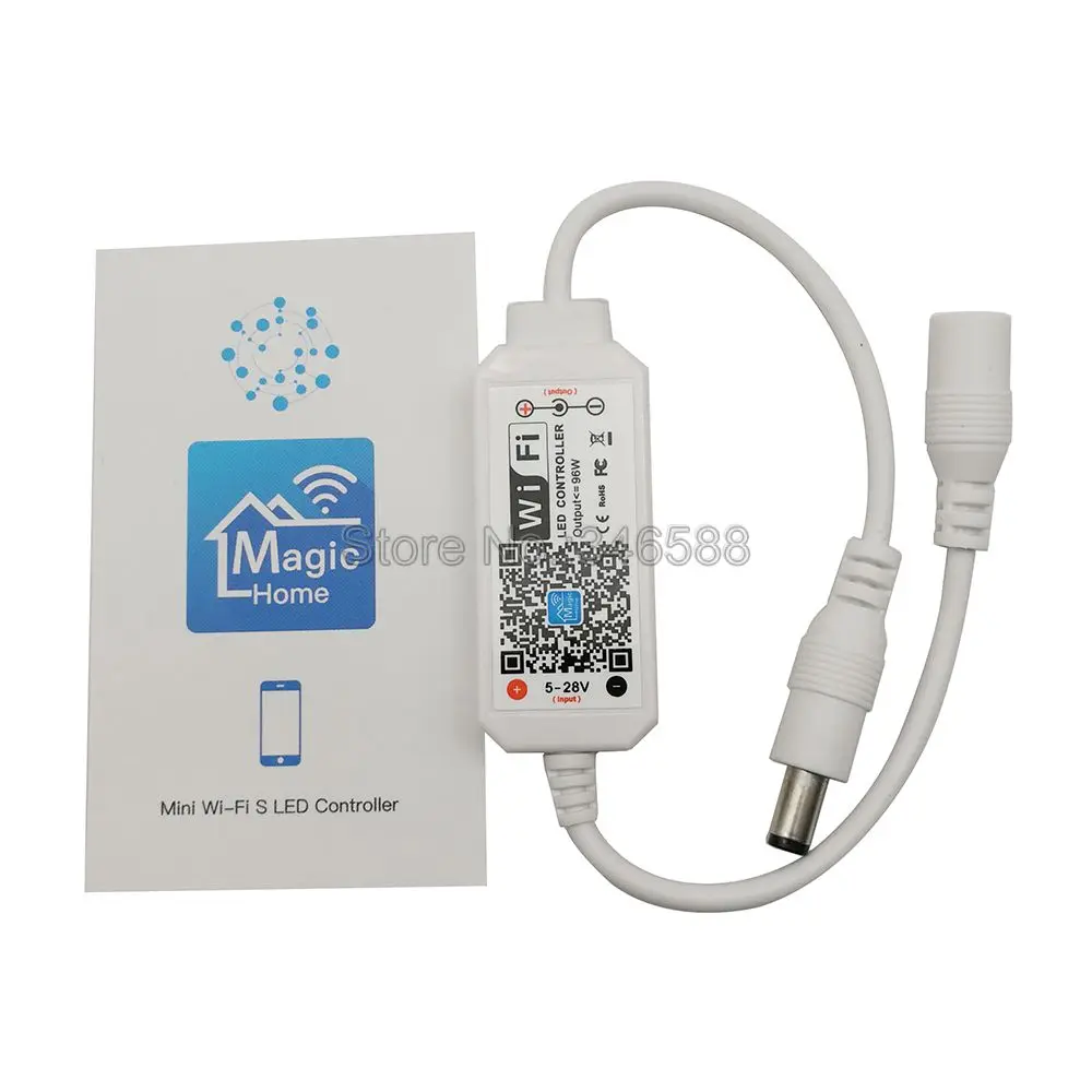 Magic Home DC 12V 24V Wireless Mini WiFi Dimmable Controller Single Color LED Controllers for 2835 5050 5730 LED Strip Light - Image 3