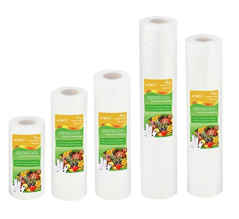 Vacuum Bag Packaging Food Vacuum Sealer Bags for Food Storage Keep Products Fresh Bag 12/17/20/25/28cm*500cm 1 Roll