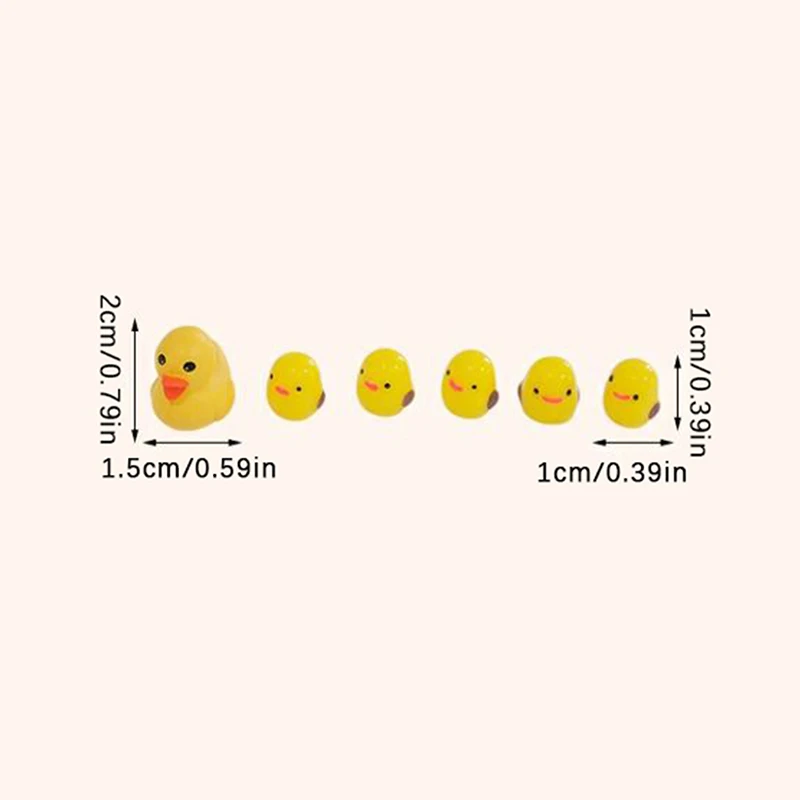 5Pcs Cute Mini Ducks Car Interior Decoration Auto Rearview Mirror Dashboard Ornaments For Woman Man Gift Car Accessories - Image 6