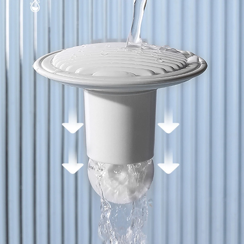 Bathroom TOOl Drain Floor Drain Parts Gravity Direct Drainage White Yellow Filtering Dirt Floor Drain Core Practical