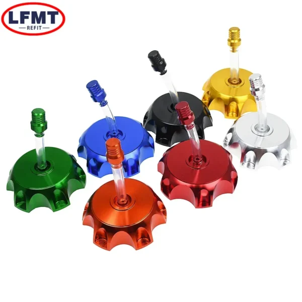 CNC Aluminum Gas Fuel Tank Cap Cover For Kayo Bse Chinese CRF TTR KLX 110 50 70 90 125 140 150 160 190CC Dirt Pit Bike ATV Parts - Image 6