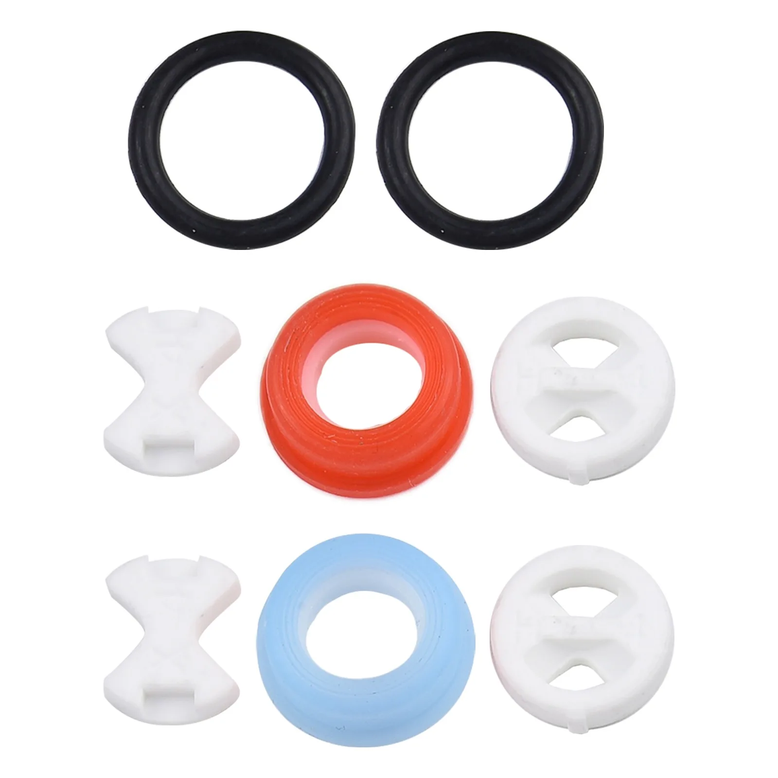 8PCS/set Ceramic DiscGarden Silicon Washer Kit Ceramic Discs Ceramic Rubber Fitting Replacement Tool Valve Available Ceramic Rub - Image 3
