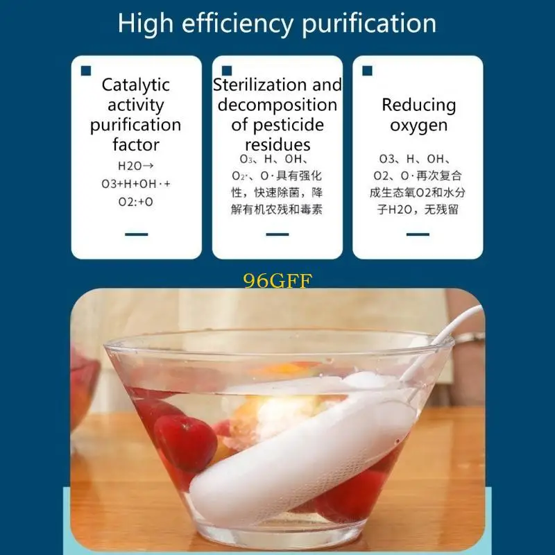 96GF Practical Fruit and Vegetable Washing Machine Portable Ultrasonic Washing Cleaner Fruit and Vegetable Cleaner - Image 2