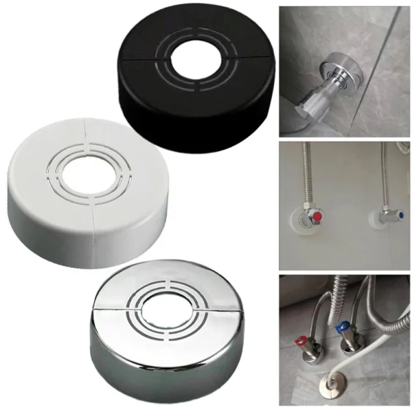 Flange Faucet Accessories Faucet Decorative Cover Pipe Wall Covers Faucet Decor Essential Tools For Living In The Home Room - Image 6