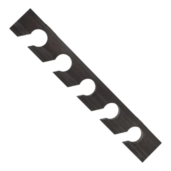 M21K Wooden Hat Hanger for Baseball Cap Home Decor Space-Saving Wooden Organizer with Display Shelf Black - Image 3