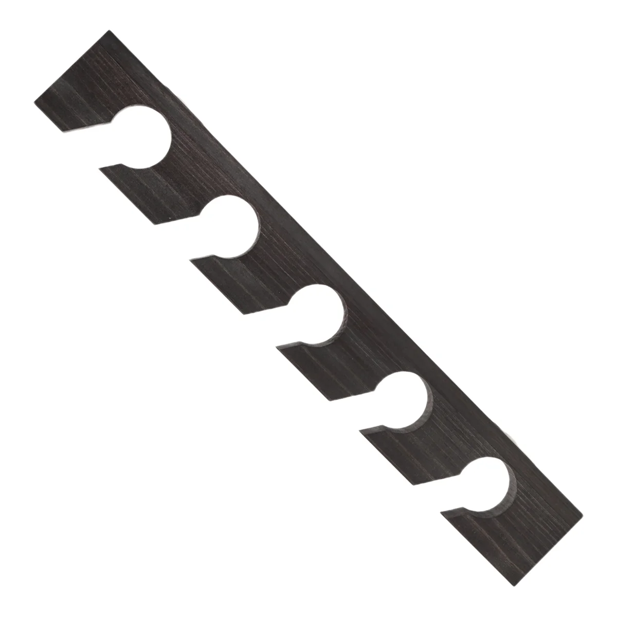 M21K Wooden Hat Hanger for Baseball Cap Home Decor Space-Saving Wooden Organizer with Display Shelf Black - Image 3