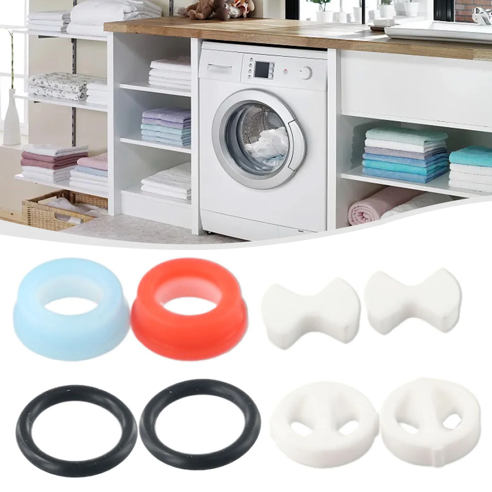 New Practical Garden Home Silicon Washer Kit Ceramic Discs Ceramic & Rubber Easy To Install For Valve Tool Valve