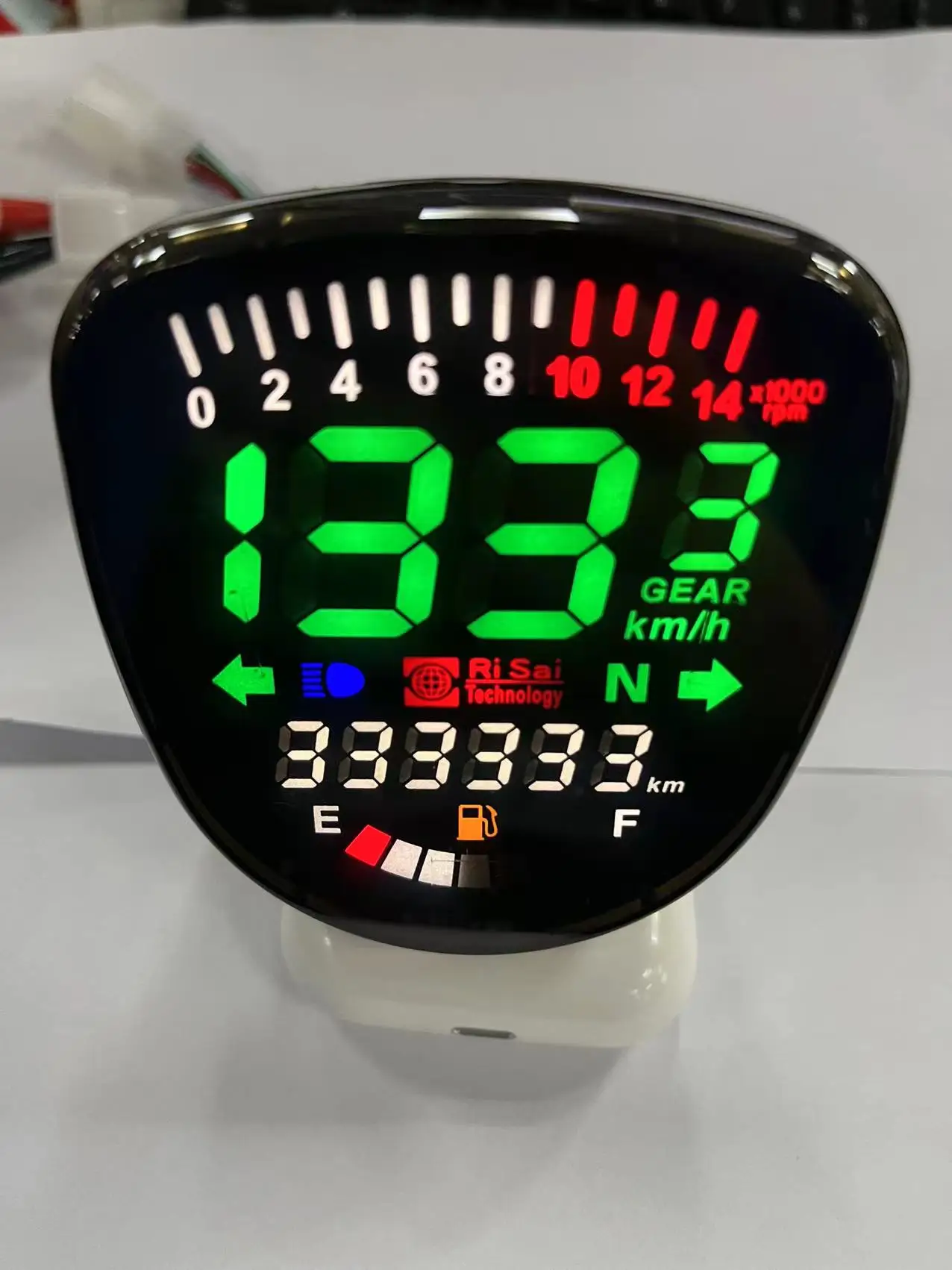 For Honda super cub C50 C70 C90 Motorcycle LCD Digital Odometer Speedometer Tachometer Assy - Image 5