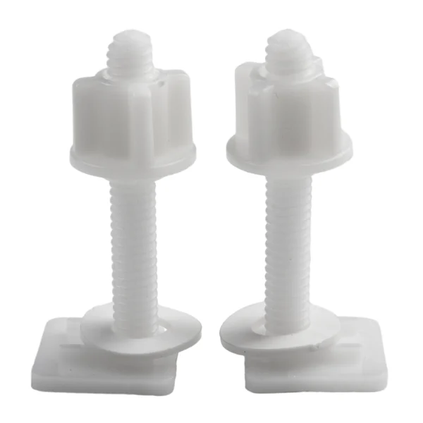 Toilet Lid Hinge Bolts Replacement Screws Fixing Fitting Washers Kit Repair Tools 6 PCS Set Home-Improvement Bathroom Fixture - Image 3