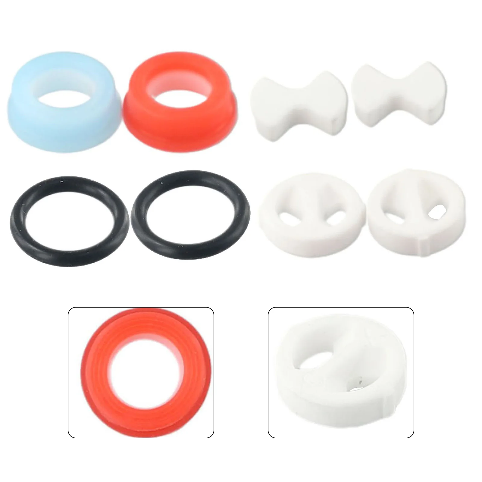 New Practical Garden Home Silicon Washer Kit Ceramic Discs Ceramic & Rubber Easy To Install For Valve Tool Valve - Image 6